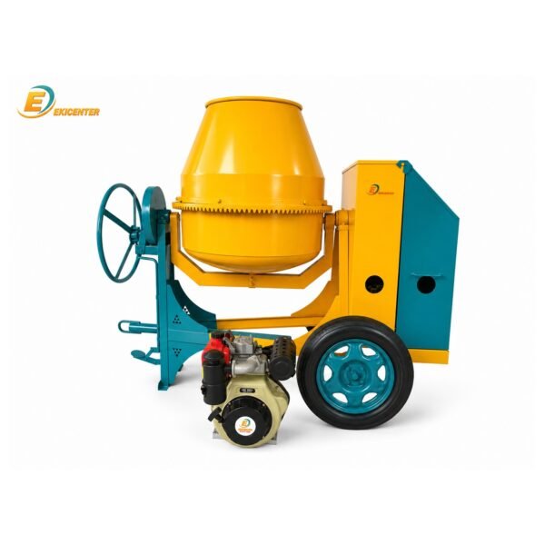 Mezcladora De 2 Bultos Con Motor Diesel De 10 HP