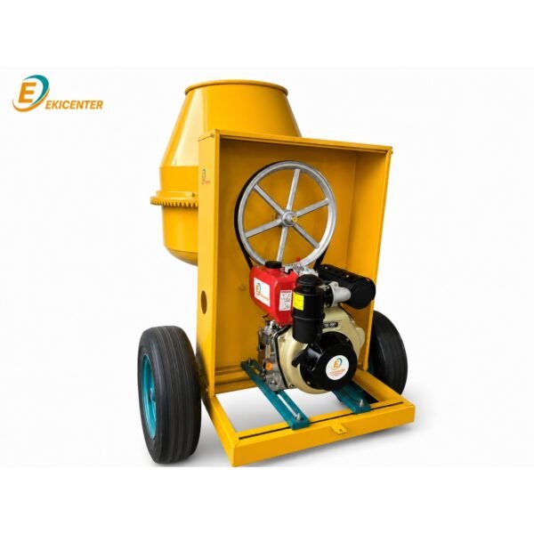 Mezcladora de bulto y medio con motor diesel de 10hp